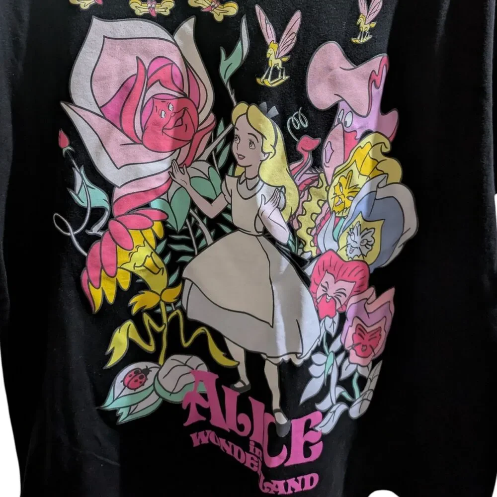 Disney Alice In Wonderland Graphic Tee, Cottagecore Fairycore Shirt, Y2K XXL - Picture 3 of 6